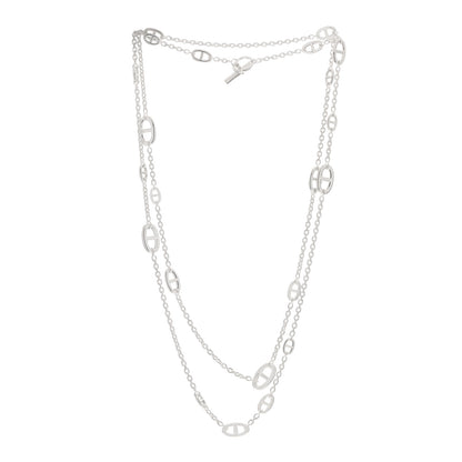 Hermes Sterling Silver Farandole Necklace 160 2 of 4