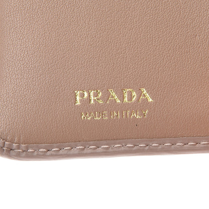 Prada Vitello Move Metal Zip Around Wallet Cammeo 6 of 8