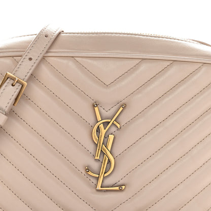 Saint Laurent Calfskin Matelasse Monogram Lou Camera Bag Light Pink 8 of 14