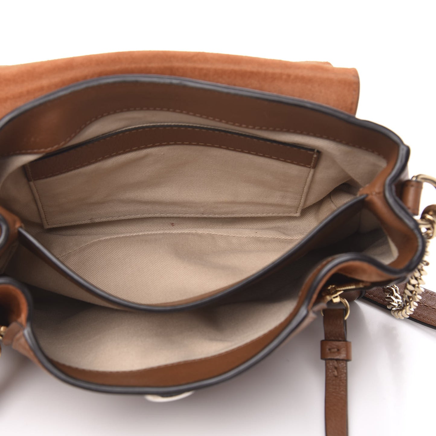 Calfskin Mini Faye Day Shoulder Bag Tan
