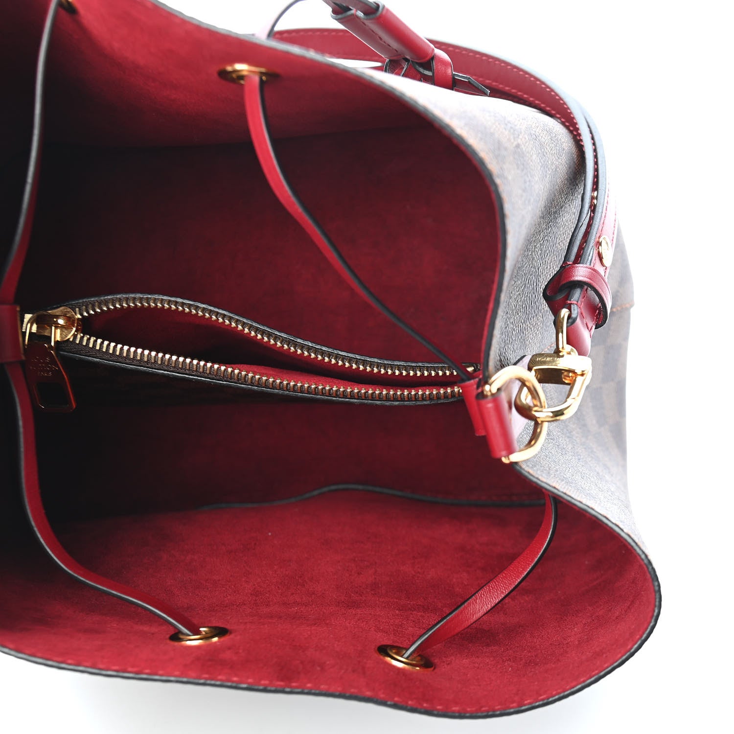 Louis Vuitton Damier Ebene Neonoe MM Cherry Berry 5 of 8