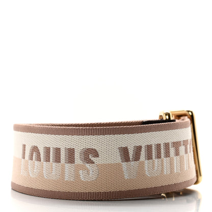 Louis Vuitton Jacquard Speedy Bandouliere 20 Shoulder Strap Beige Brown 2 of 3