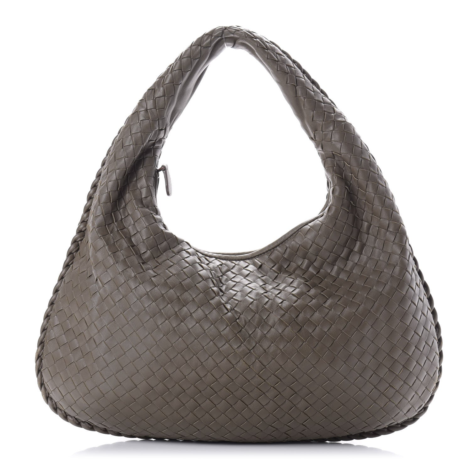 Bottega Veneta Nappa Intrecciato Medium Veneta Hobo Grey 1 of 11