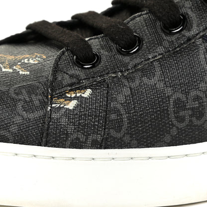 Gucci GG Supreme Monogram Tiger Ayers Web Mens New Ace Sneakers 9 Black 18 of 18