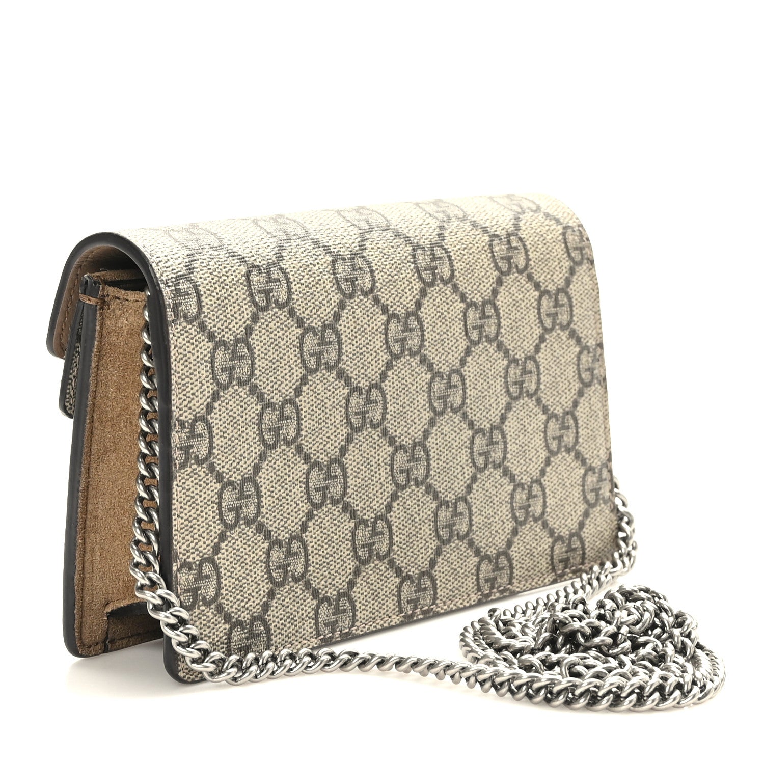 Gucci GG Supreme Monogram Super Mini Dionysus Shoulder Bag Taupe 3 of 9