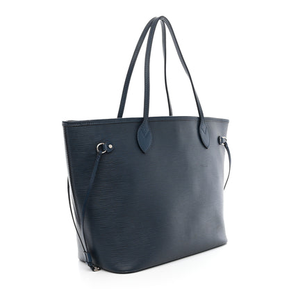 Louis Vuitton Epi Neverfull MM Indigo 4 of 18