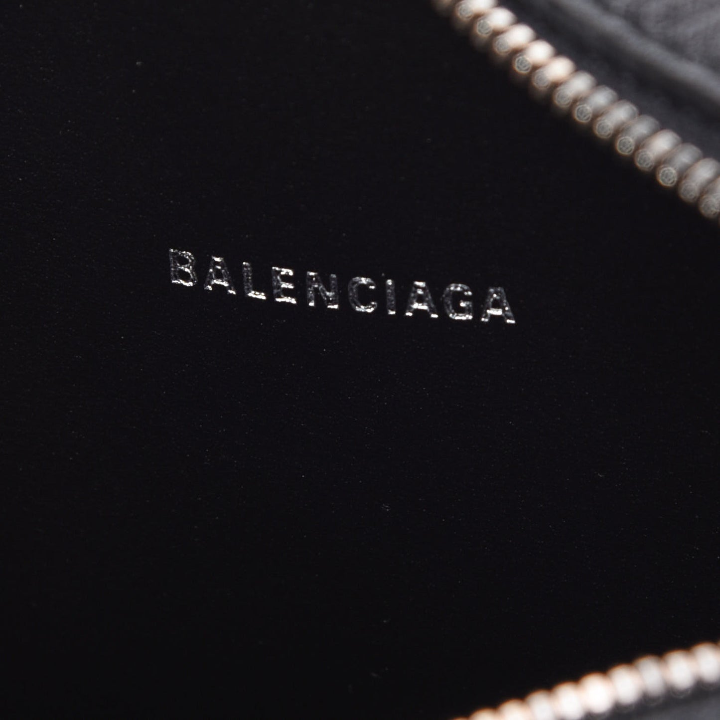 Calfskin Logo Print XS Everyday Camera Bag Black Multicolor