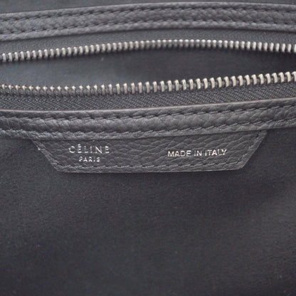 Celine Pebbled Leather Mini Luggage Black 8 of 9