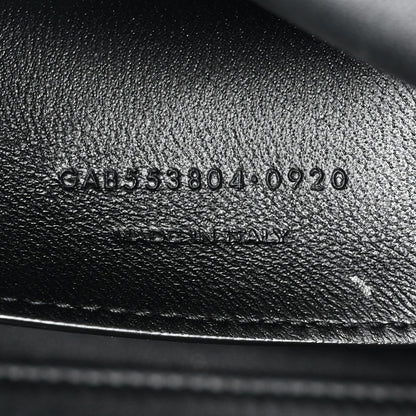 Saint Laurent Smooth Calfskin Suede Medium Reversible Monogram Kate Satchel Black 7 of 11