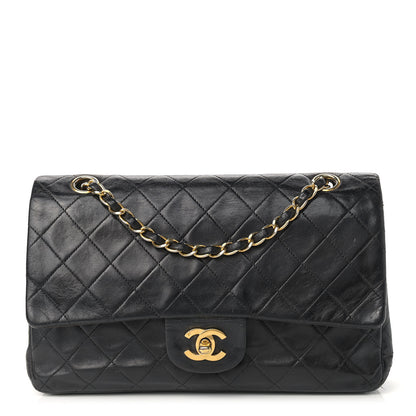 Chanel Lambskin Quilted Medium Double Flap Black 1 of 16