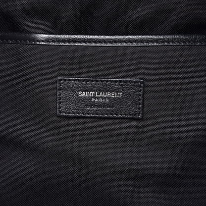 Saint Laurent Calfskin Bandana Stud City Backpack Black 7 of 13