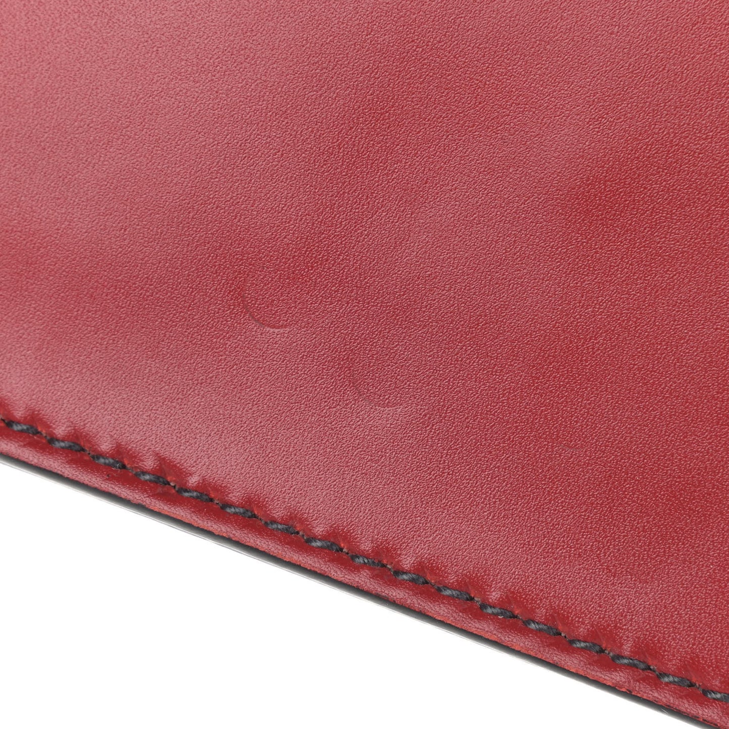Calfskin J'Adior Chain Flap Bag Red