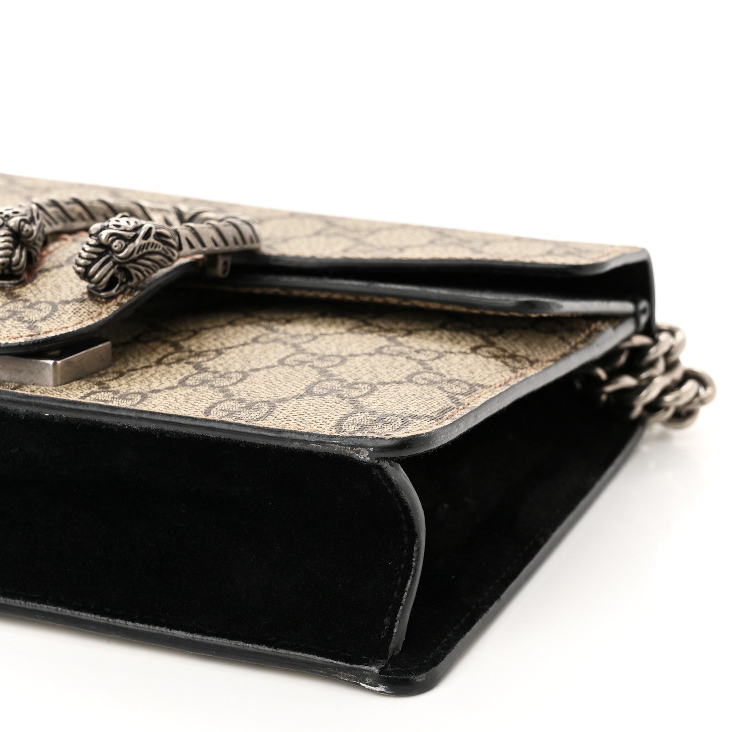 Gucci GG Supreme Monogram Mini Dionysus Shoulder Bag Black 10 of 11