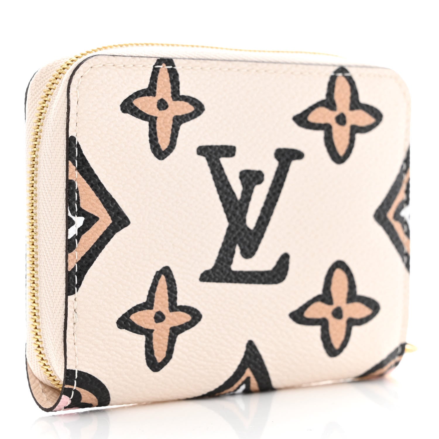 Louis Vuitton Monogram Giant Wild At Heart Zippy Coin Purse Creme 3 of 6