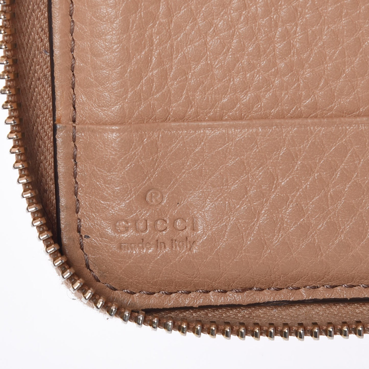 Calfskin Medium Soho Zip Around Wallet Camelia