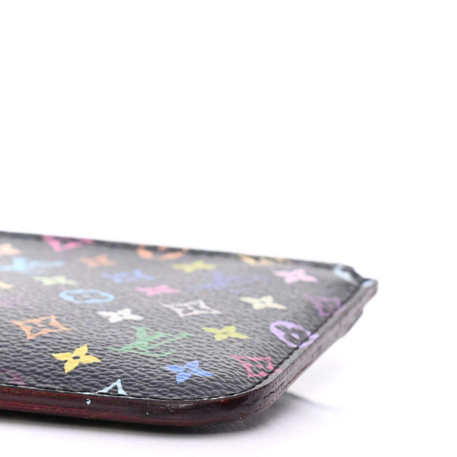 Louis Vuitton Monogram Multicolor Key Pouch Black Grenade 8 of 15