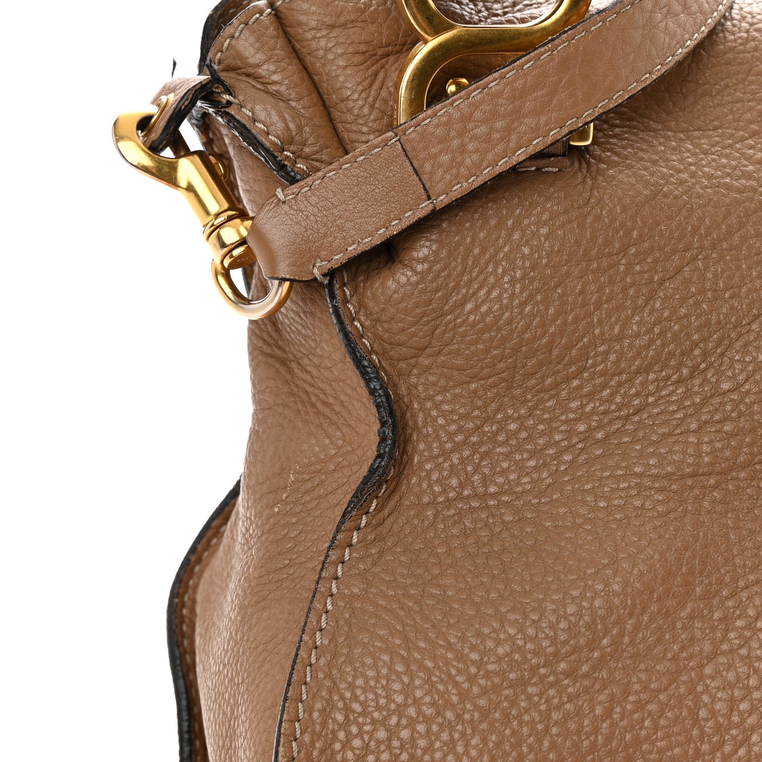 Chloe Calfskin Medium Marcie Satchel Light Tan 17 of 31