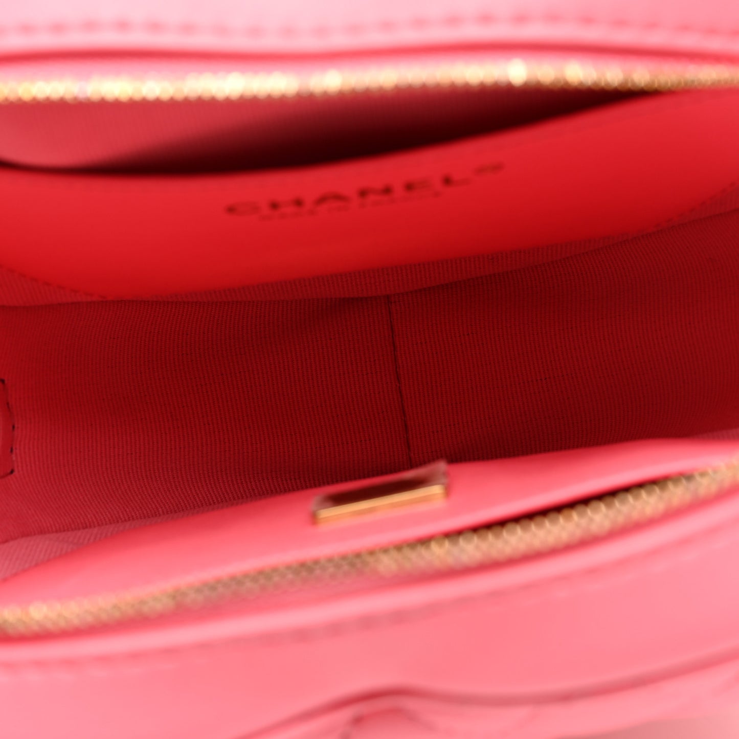 Lambskin Quilted CC In Love Heart Bag Pink