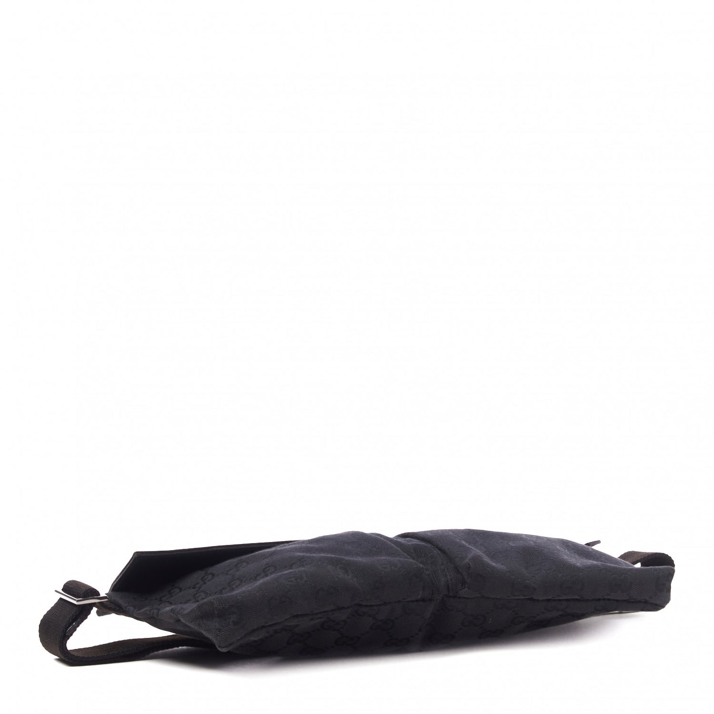 GG Monogram Double Pocket Belt Bag Black
