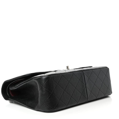 Chanel Caviar Quilted Jumbo Double Flap Black 3 of 4