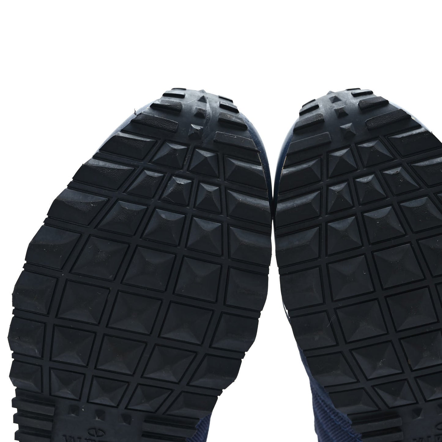 Nylon Suede Mens Rockrunner Sneakers 42 Navy