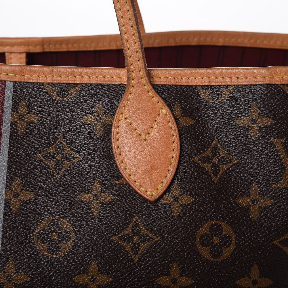 Louis Vuitton Monogram My LV Heritage Neverfull GM Bordeaux Gris 10 of 12