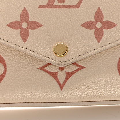 Louis Vuitton Empreinte Monogram Giant By The Pool Felicie Pochette Chain Wallet Creme Rose Trianon 18 of 18