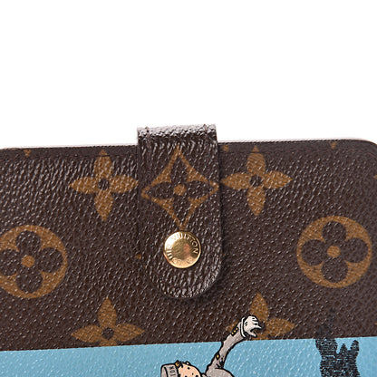 Louis Vuitton Monogram Groom Compact Zip Wallet Blue 19 of 19
