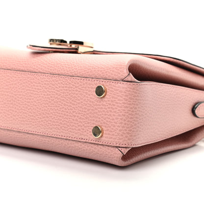 Gucci Dollar Calfskin Interlocking G Top Handle Shoulder Bag Soft Pink 9 of 9