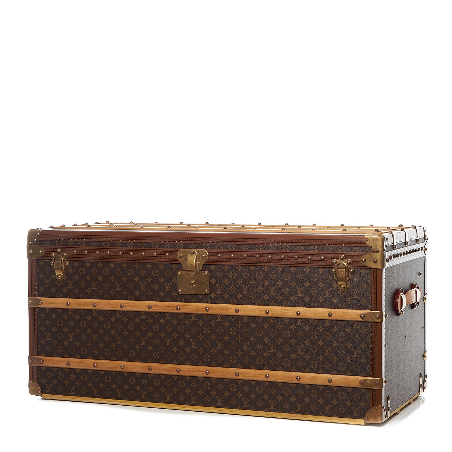 Louis Vuitton Monogram Malle Courrier Lozine Trunk 110 4 of 50