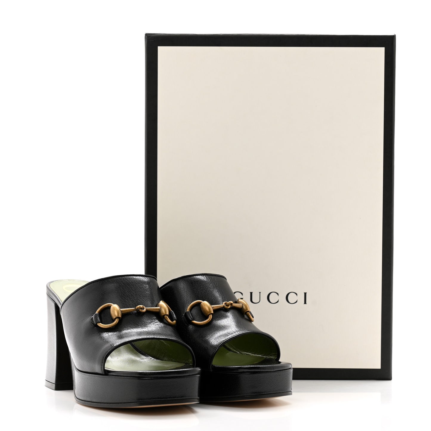 Granada Kid Houdan Platform Slide Sandals 37.5 Black