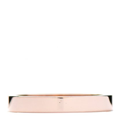 Cartier 18K Pink Gold Diamond 3mm C De Cartier Wedding Band Ring 53 6.5 3 of 5