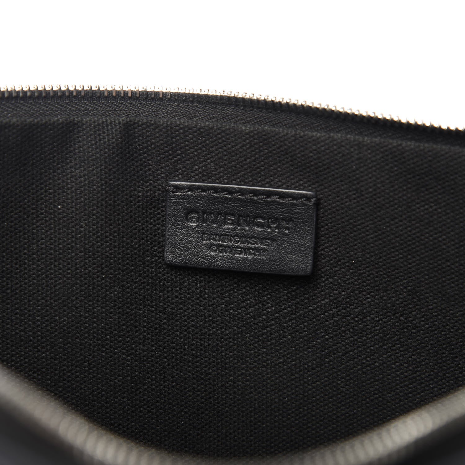 Givenchy Calfskin Bambi Print Large Cosmetic Pouch Black 8 of 11