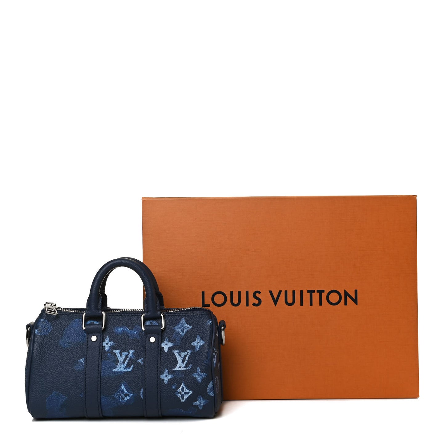 Monogram Ink Watercolor Keepall XS Blue