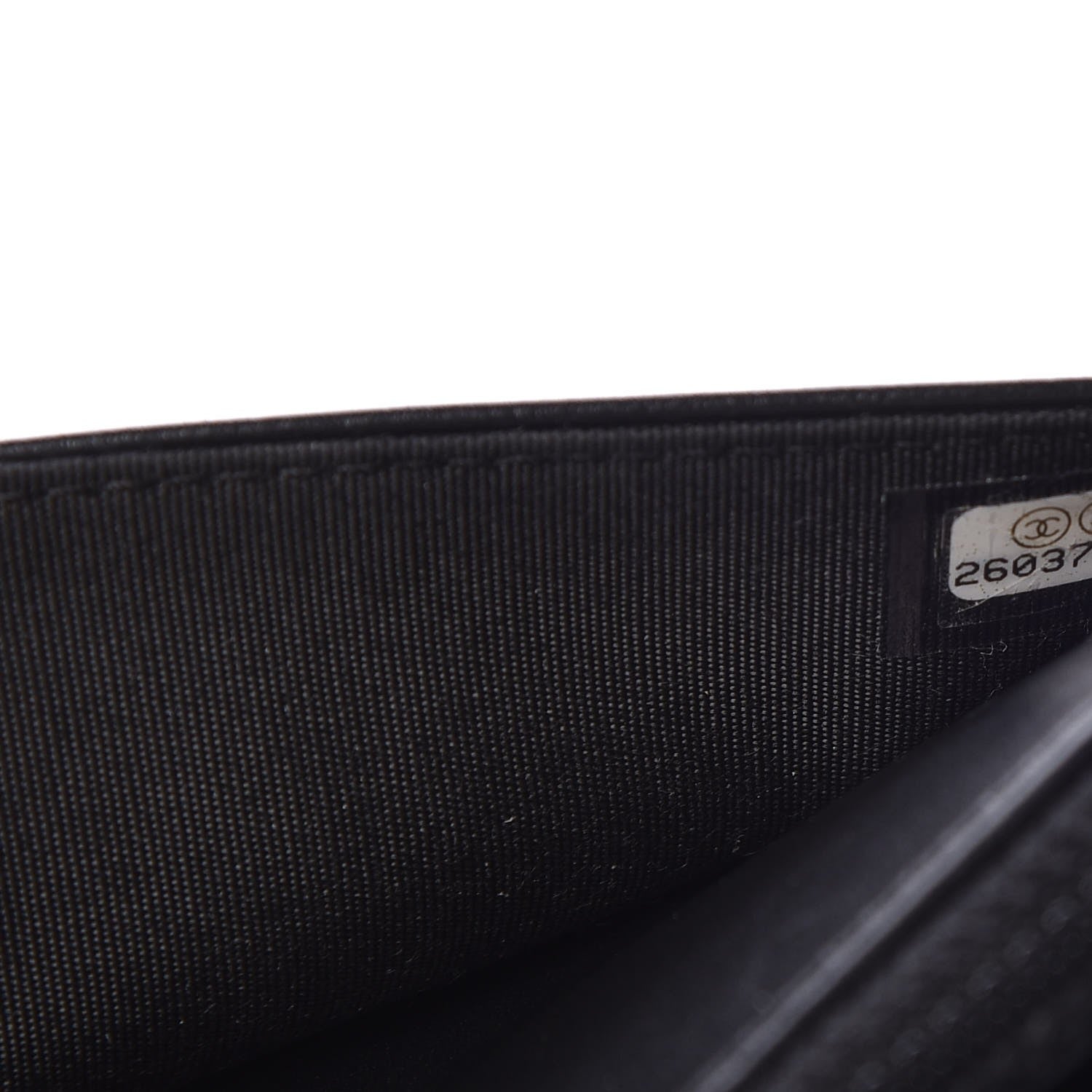 Chanel Lambskin Chevron Quilted Studded Wallet On Chain WOC Black 8 of 13