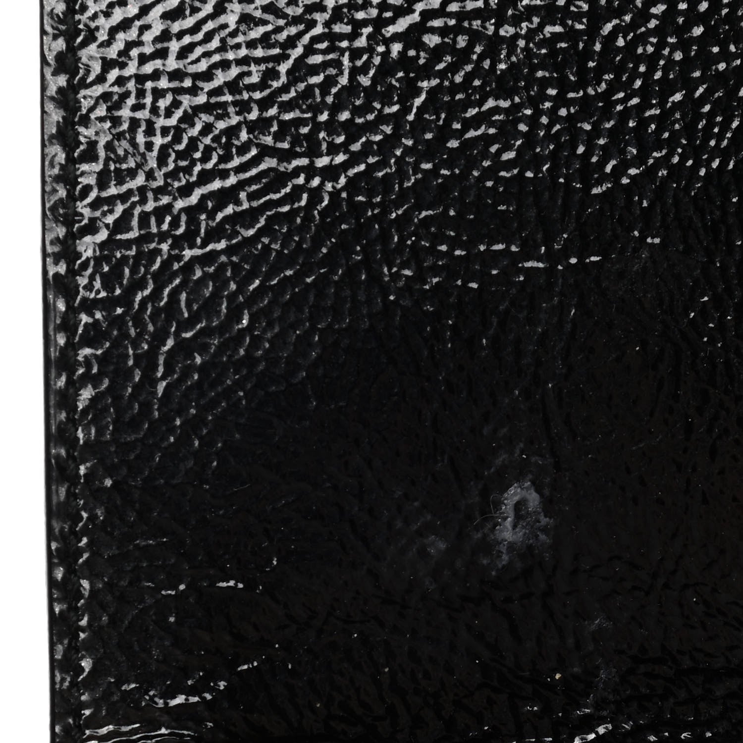 Saint Laurent Textured Patent Monogram Large Belle De Jour Clutch Black 6 of 6