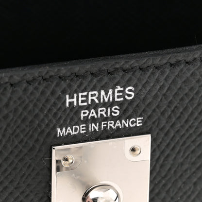 Hermes Epsom Kelly Sellier 25 Black 6 of 12