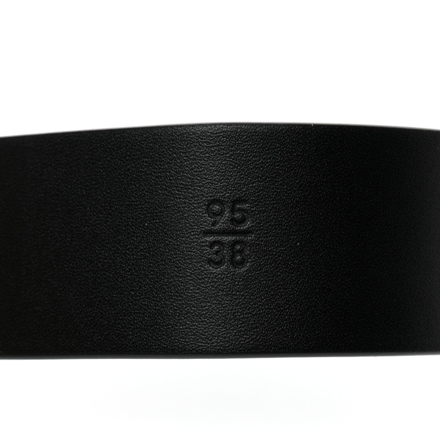Chanel Glazed Calfskin Metal Twisted CC Belt 95 38 Black 6 of 7