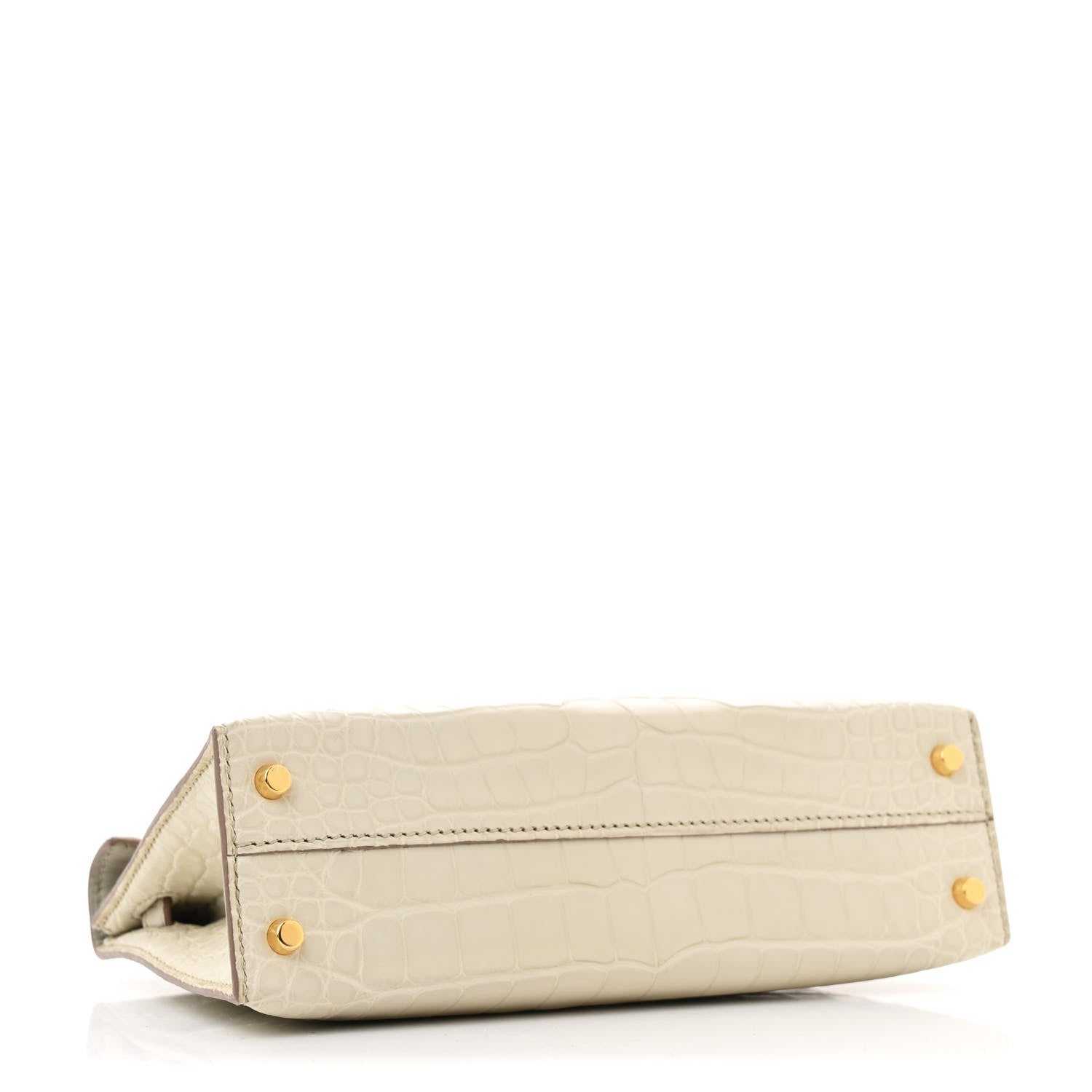 Hermes Matte Alligator Mini Kelly Sellier 20 Beton 4 of 15