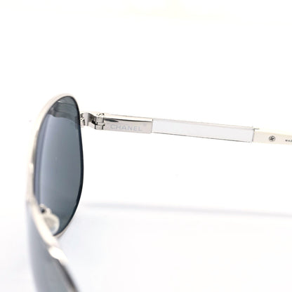 Chanel Aviator Sunglasses 4179 White 8 of 8