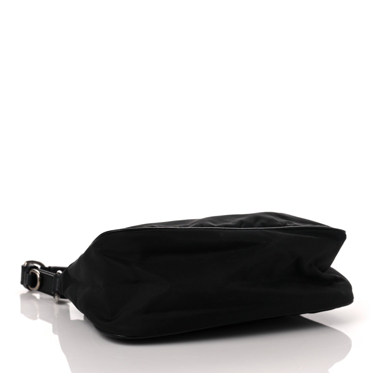 Prada Tessuto Nylon Saffiano Pochette Black 3 of 9