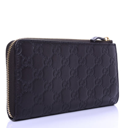 Gucci Guccissima Vitello Tender Donna Long Wallet Testa di Moro 3 of 7
