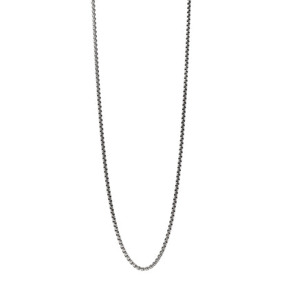 David Yurman Sterling Silver 14K Yellow Gold 5mm Box Chain Necklace 32" 1 of 6