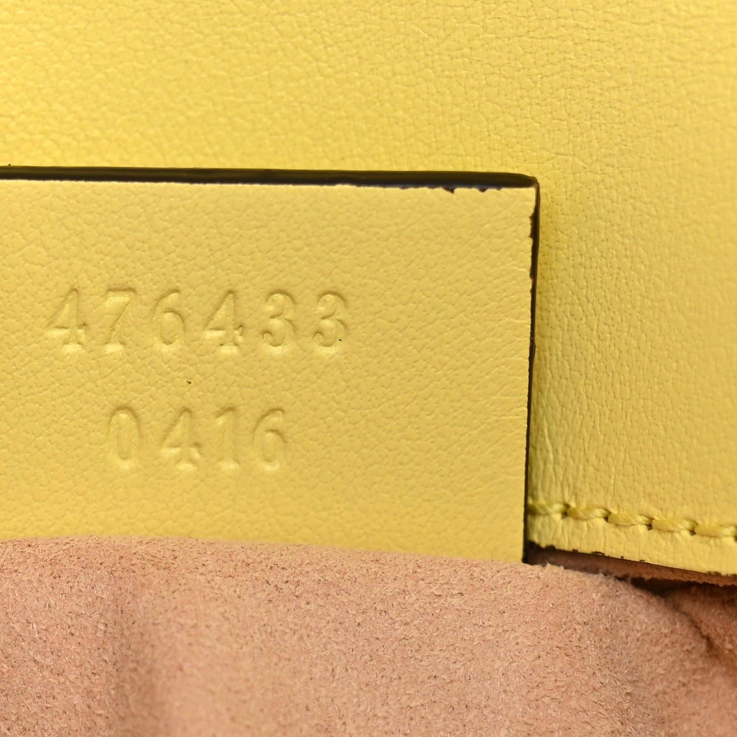 Calfskin Matelasse Super Mini GG Marmont Shoulder Bag Banana