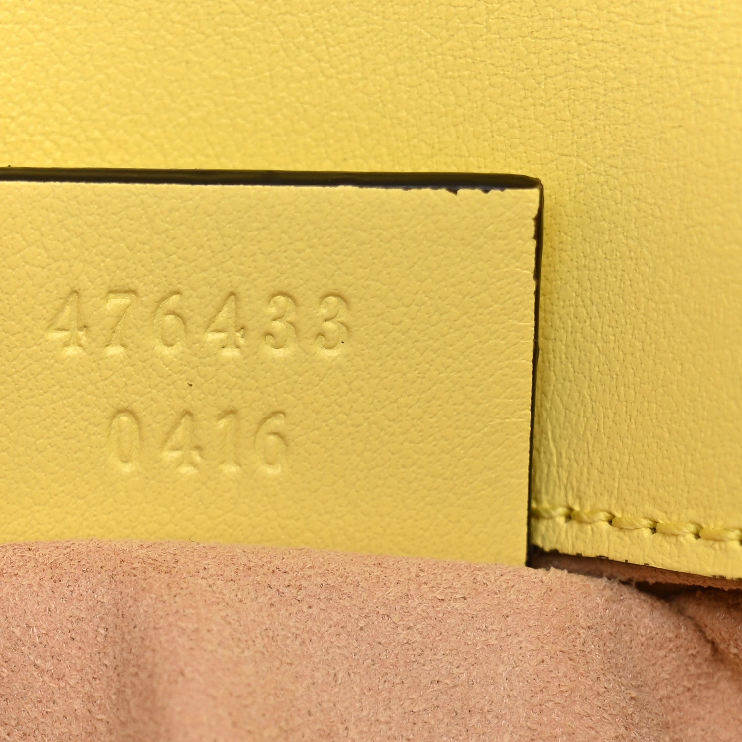 Gucci Calfskin Matelasse Super Mini GG Marmont Shoulder Bag Banana 6 of 10