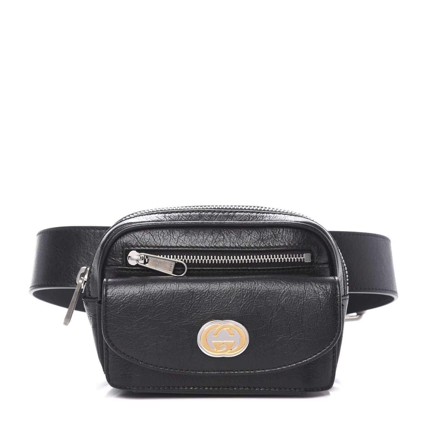 Fluffy Calfskin Mini Morpheus Belt Bag 70 28 Black