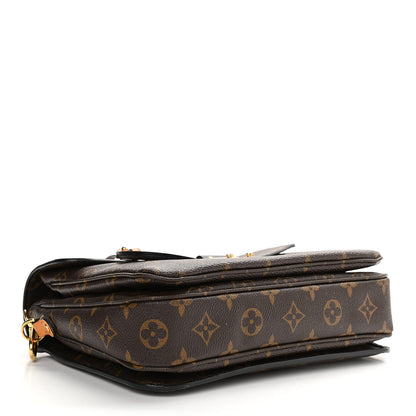 Louis Vuitton Monogram Braided Pochette Metis Coquelicot 4 of 10