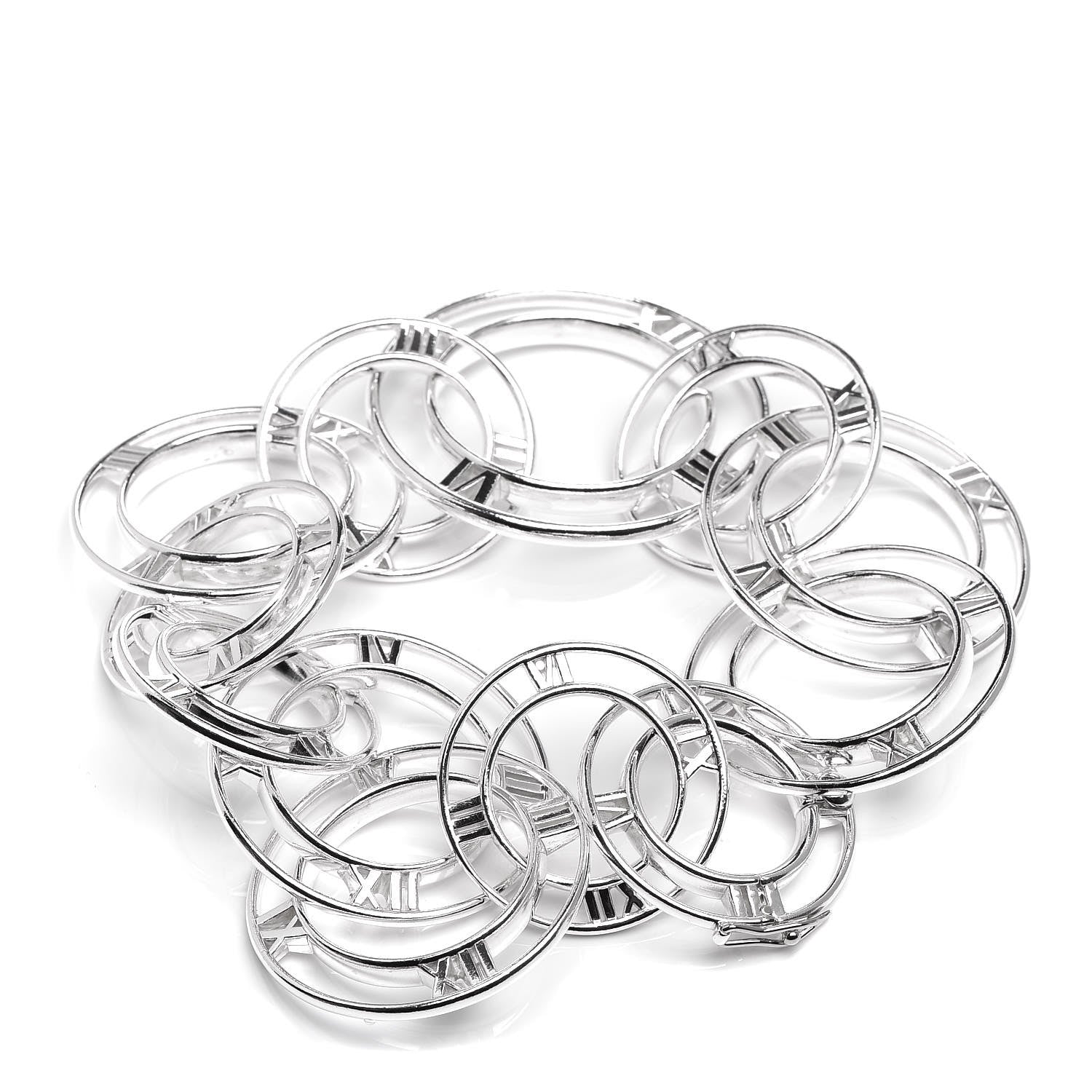 Tiffany Sterling Silver Atlas Link Bracelet 3 of 5