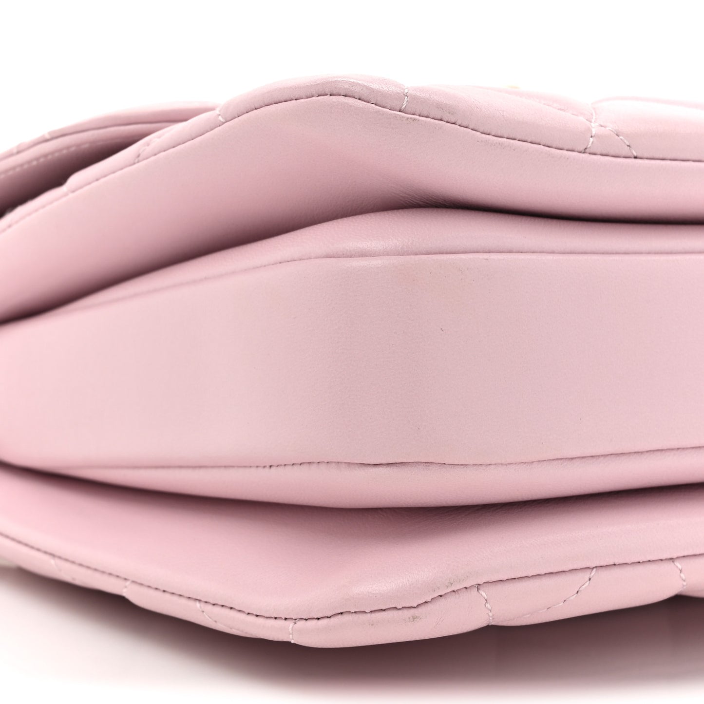 Lambskin Quilted Small Trendy CC Flap Dual Handle Bag Light Pink