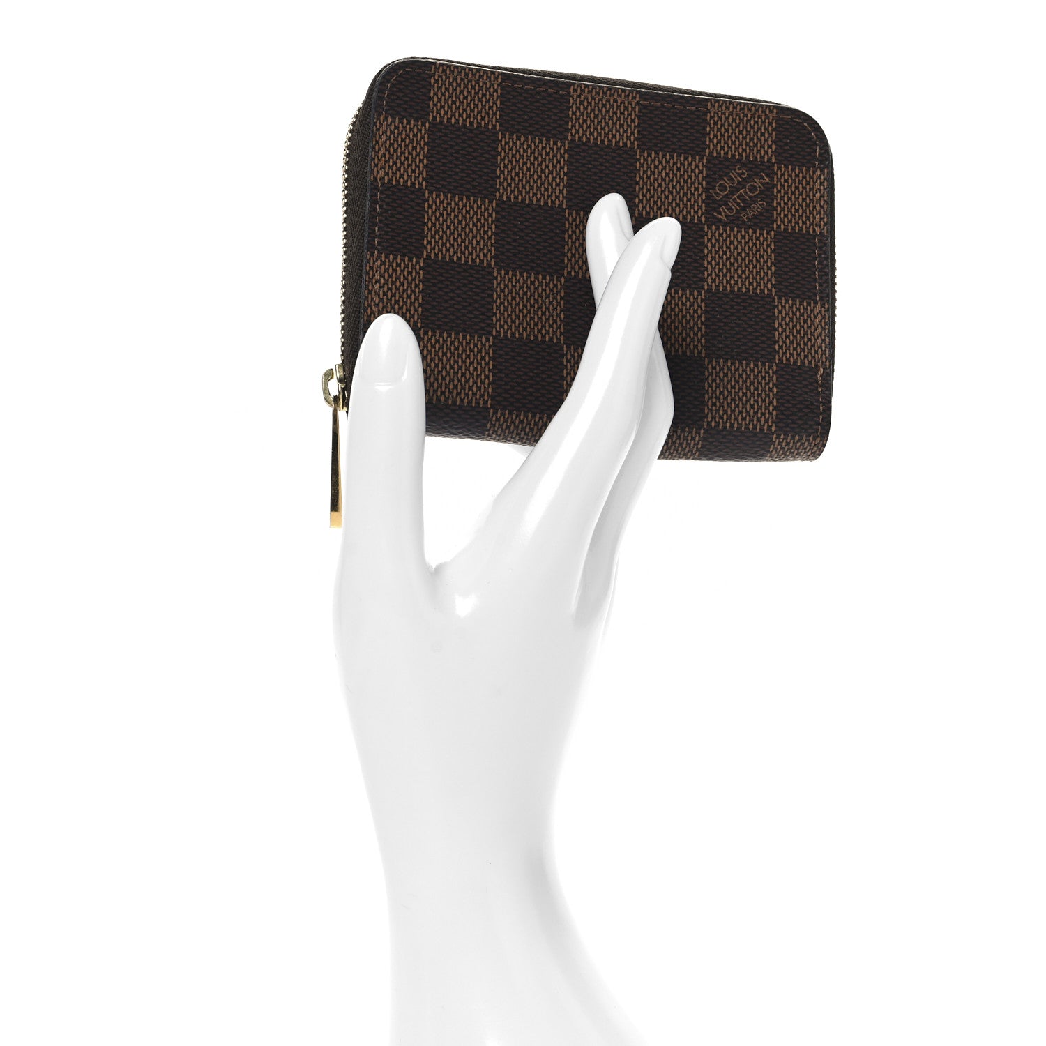 Louis Vuitton Damier Ebene Zippy Coin Purse 2 of 7